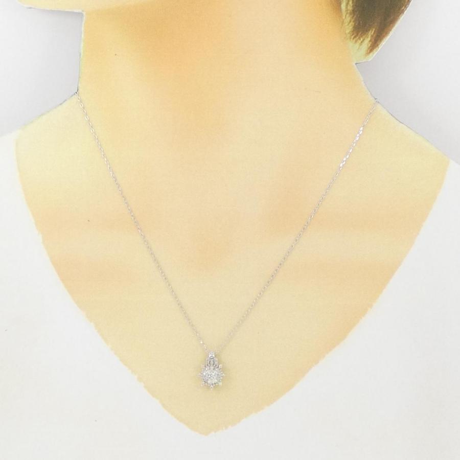 K18WG ダイヤモンド ネックレス 0.29CT : KOMEHYO ONLINESTORE Yahoo 