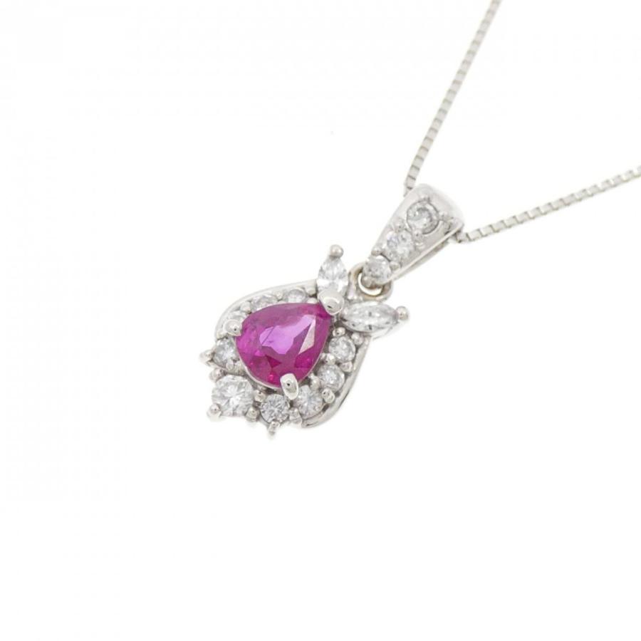 PT900/PT850 ルビー ネックレス 0.58CT : KOMEHYO ONLINESTORE Yahoo