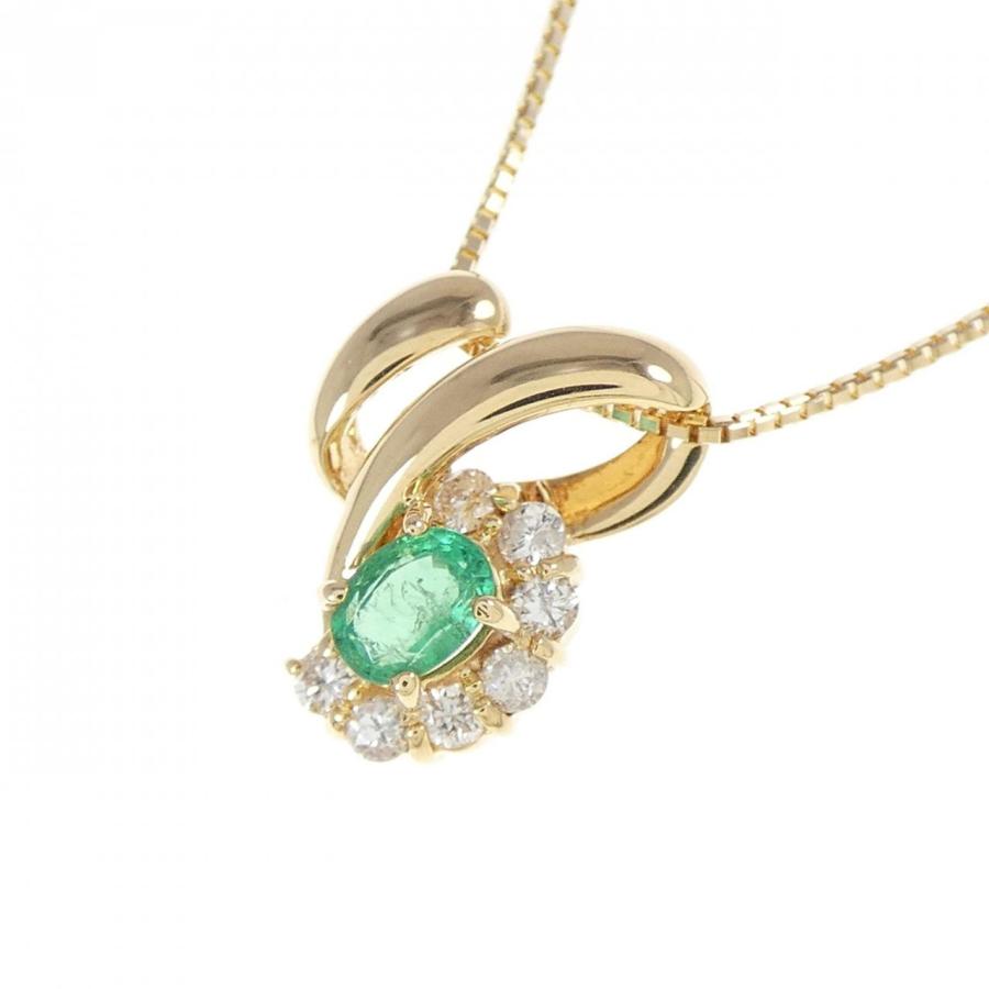 ゆた　K18 YG エメラルド　ネックレス 18金　美品 K18YG エメラルド ネックレス : KOMEHYO ONLINESTORE Yahoo!店 - 通販