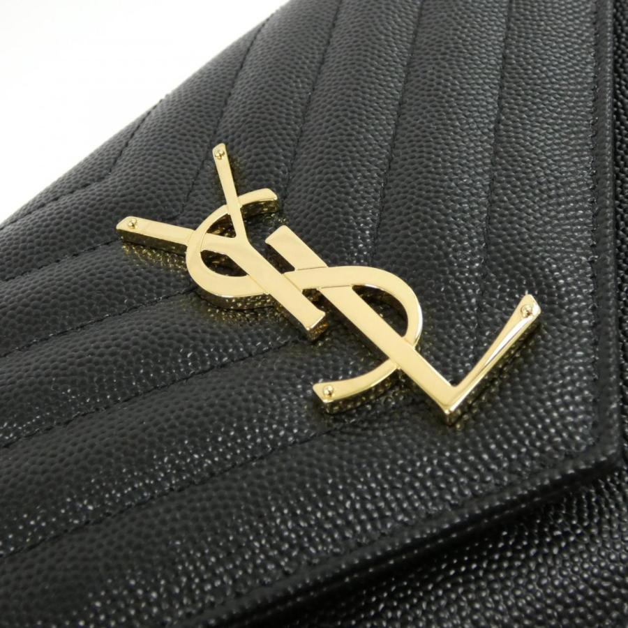 【新品】サンローラン 377828 BOW01 チェーンウォレットの画像
