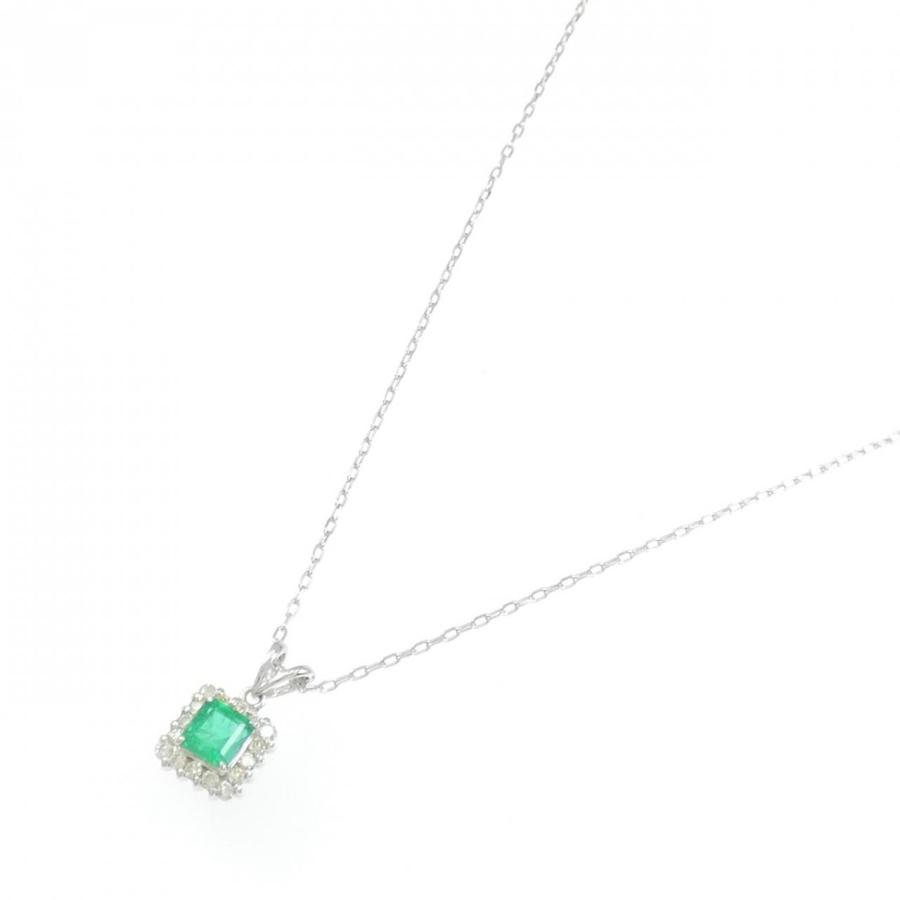 K18WG エメラルド ネックレス 0.45CT : KOMEHYO ONLINESTORE Yahoo!店 