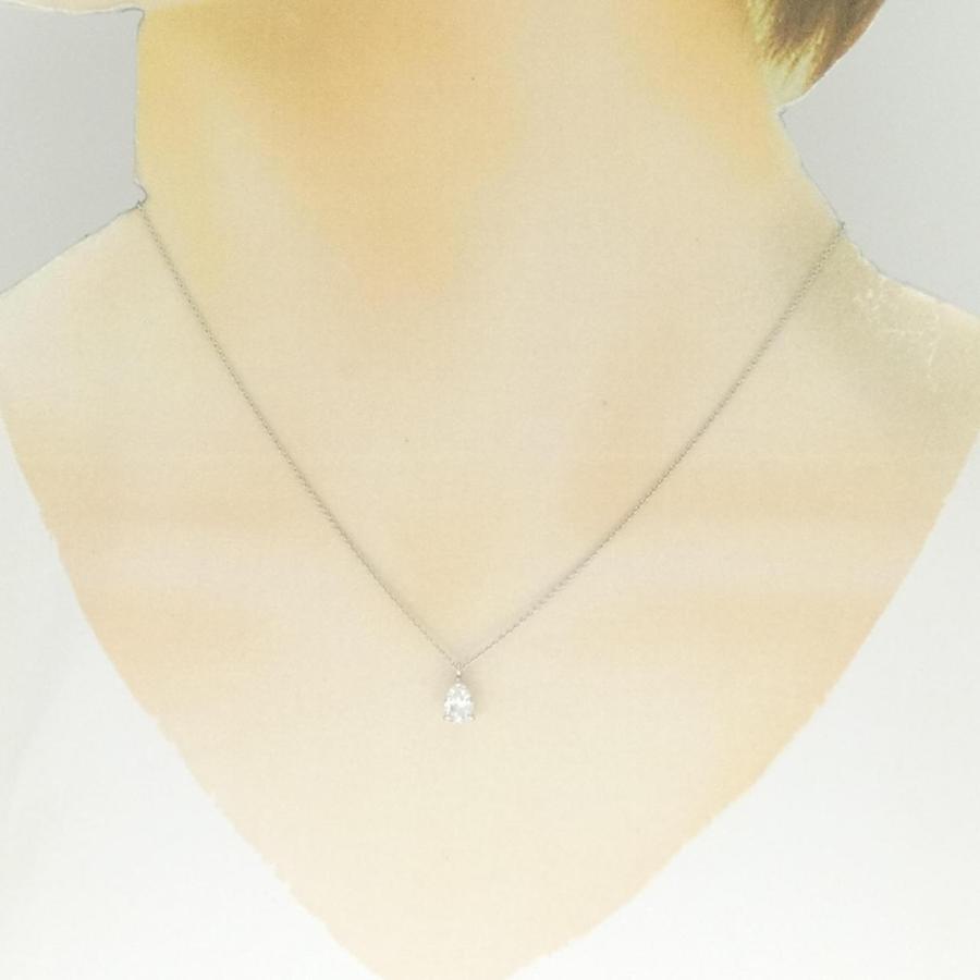 リメイク】PT900/PT850 ダイヤモンド ネックレス 0.573CT D SI1 ペア