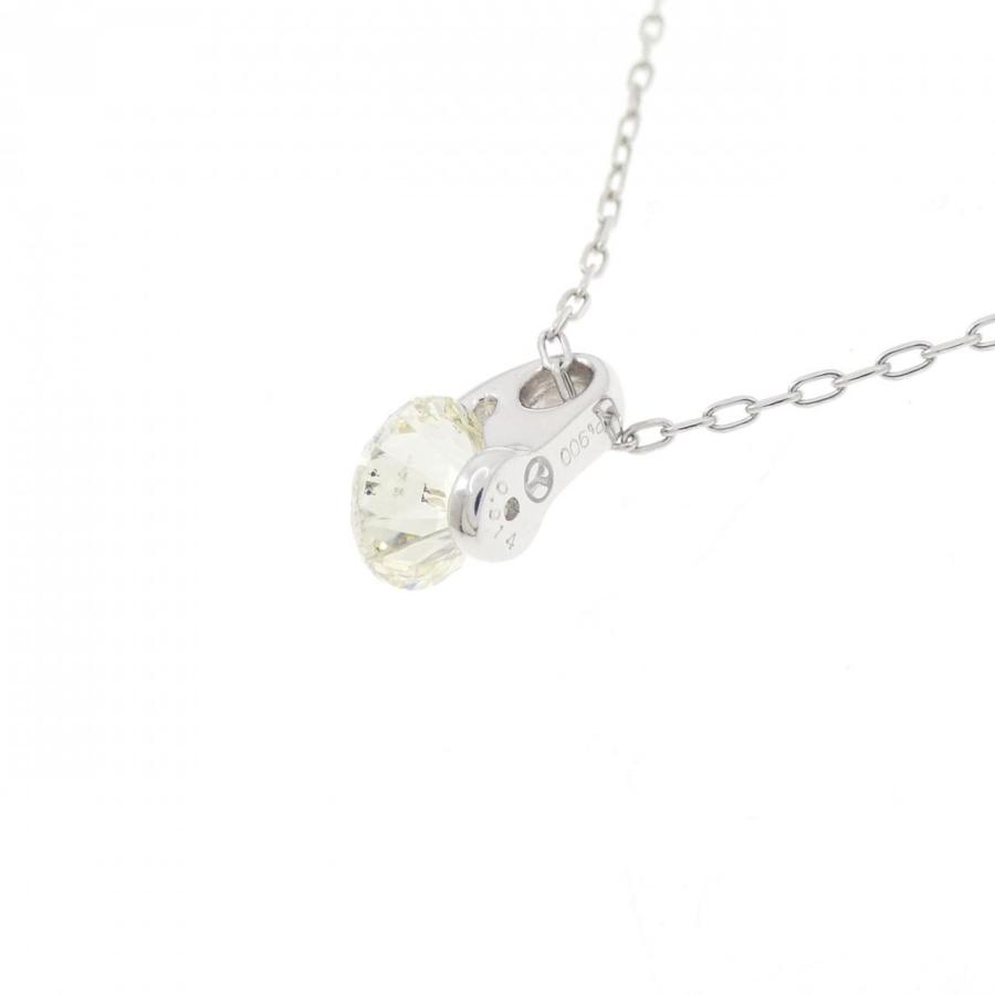 PT900/PT850 ソリティア ダイヤモンド ネックレス 0.914CT : KOMEHYO 