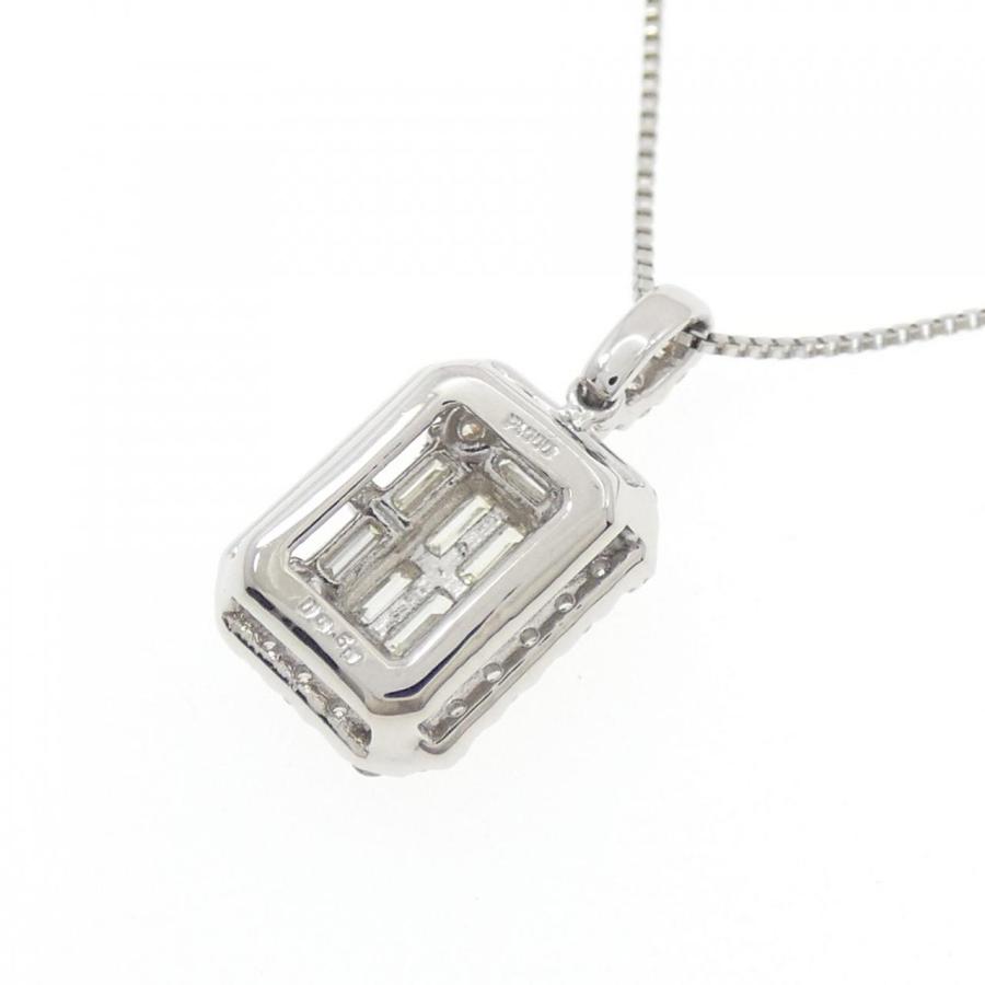 【新品】PT900/PT850 ダイヤモンド ネックレス 0.50CTの画像