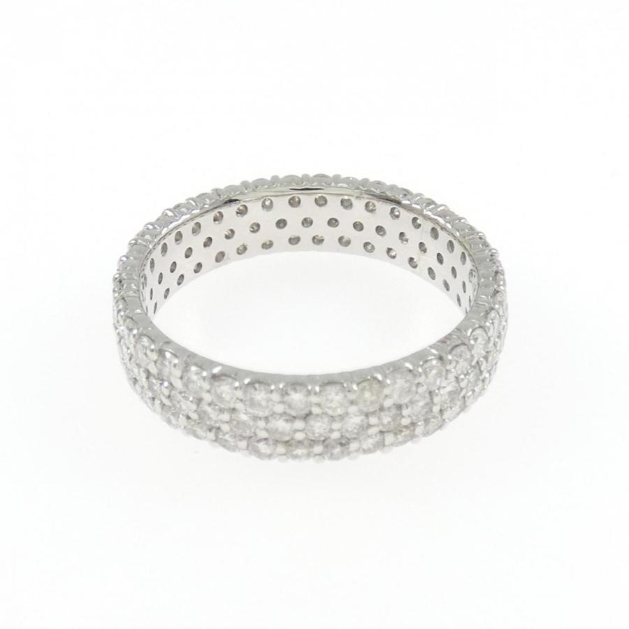 K18WG フルエタニティ ダイヤモンド リング 1.40CT : KOMEHYO
