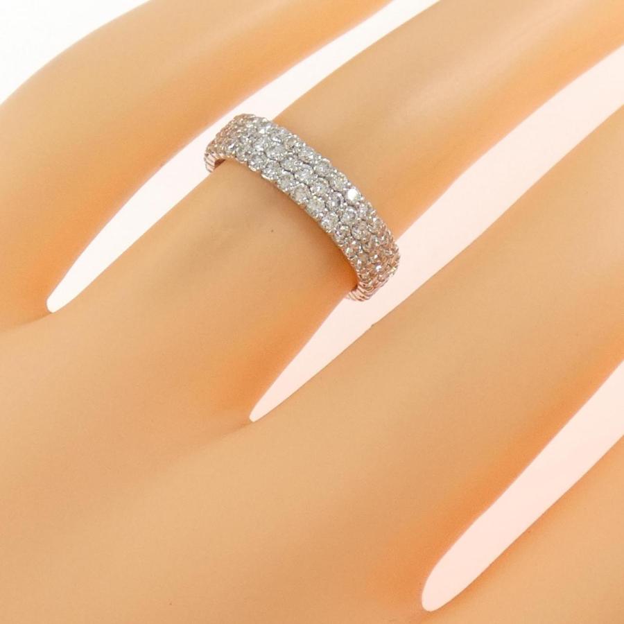 K18WG フルエタニティ ダイヤモンド リング 1.40CT : KOMEHYO