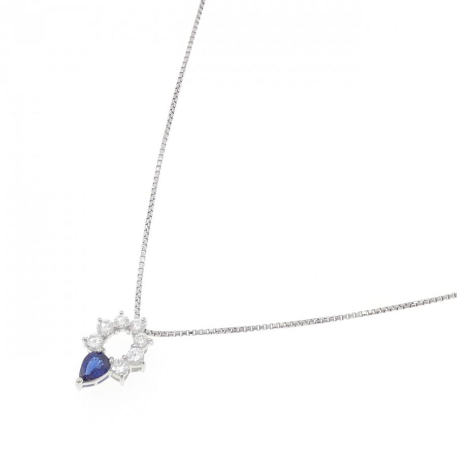 PT900/PT850 サファイヤ ネックレス 0.57CT : KOMEHYO ONLINESTORE 