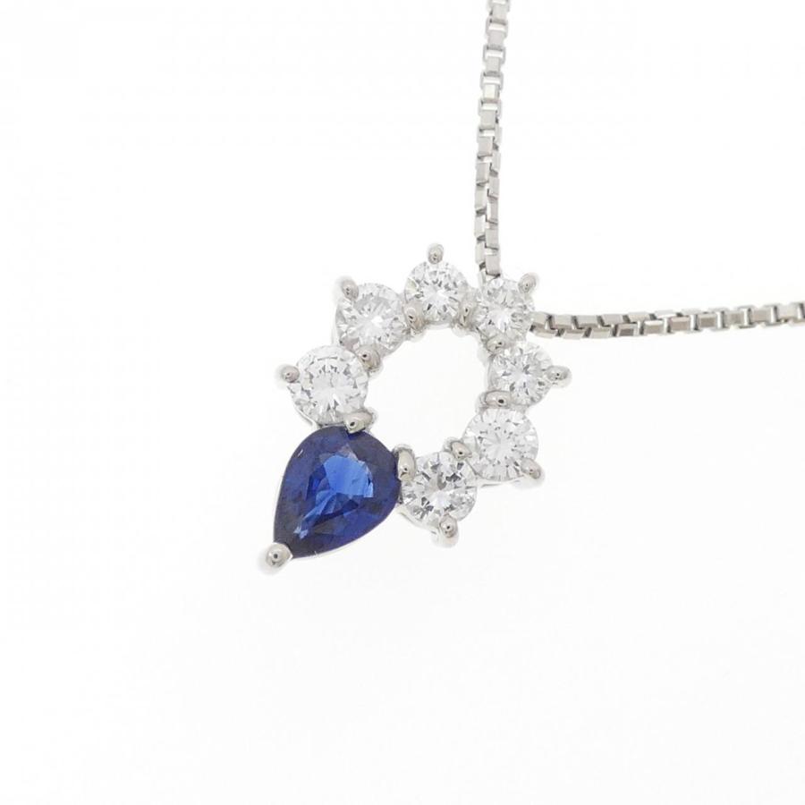PT900/PT850 サファイヤ ネックレス 0.57CT : KOMEHYO ONLINESTORE 