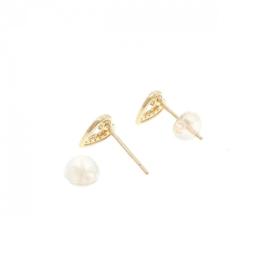 新品】K18YG ハート ダイヤモンド ピアス 0.08CT : KOMEHYO