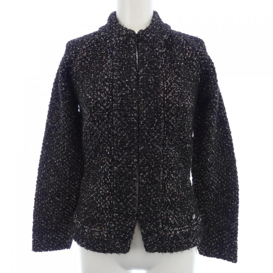 【最終値下げ！】ヴィンテージ　シャネル CHANEL ノーカラージャケット 中古・古着通販】CHANEL (シャネル) ノーカラージャケット ブラック