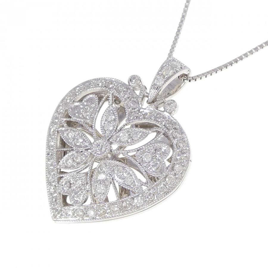 750WG/K18WG ダイヤモンド ネックレス 0.35CT : KOMEHYO ONLINESTORE 