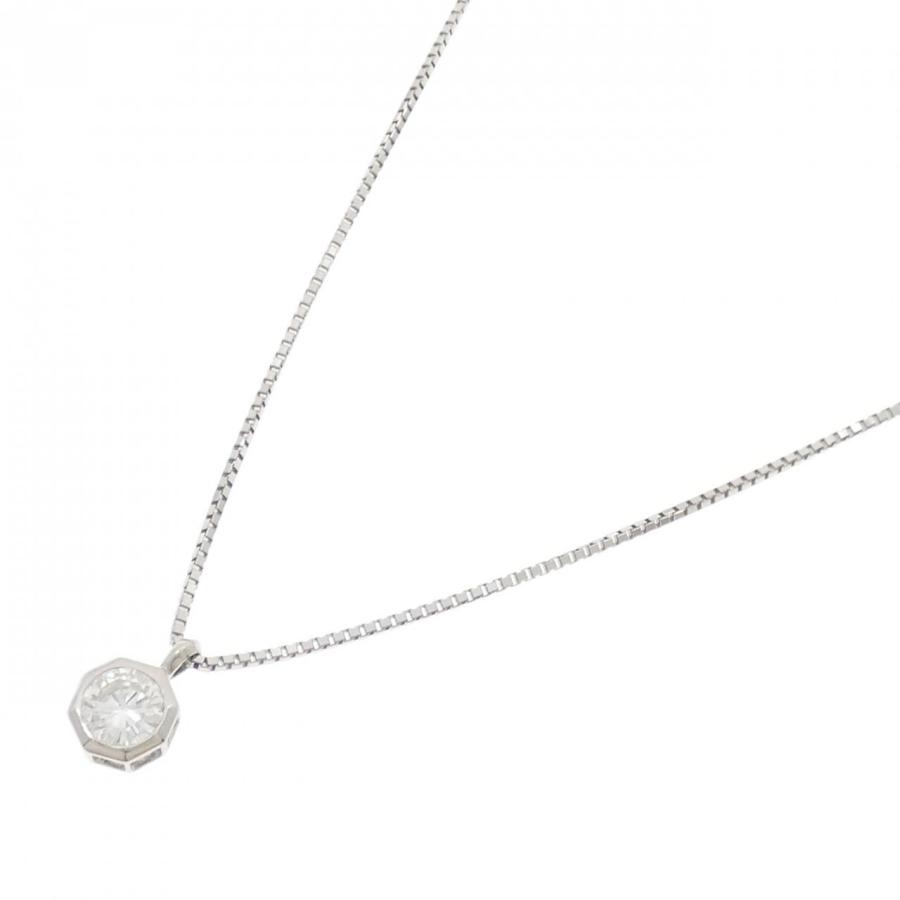 PT900/PT850 ソリティア ダイヤモンド ネックレス 0.627CT : KOMEHYO 