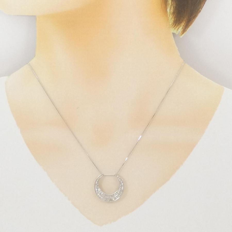 K18WG ダイヤモンド ネックレス 0.72CT : KOMEHYO ONLINESTORE Yahoo 