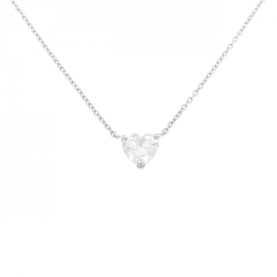 リメイク】PT900/PT850 ダイヤモンド ネックレス 0.456CT F I1 ハート