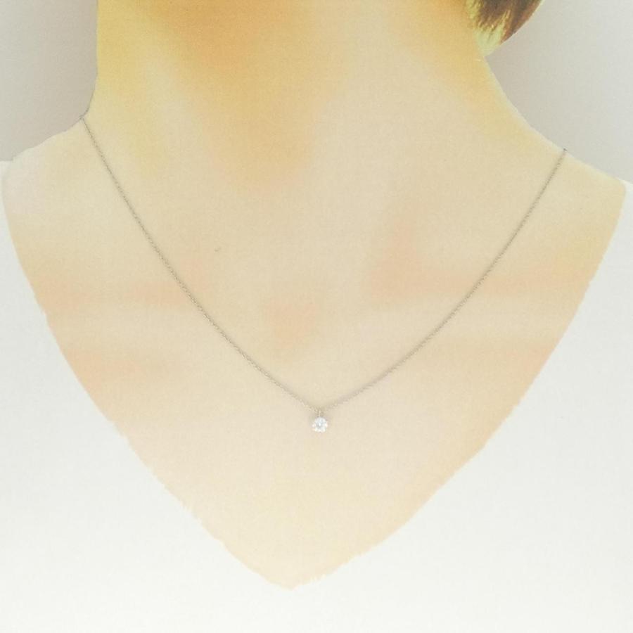 リメイク】PT900/PT850 ダイヤモンド ネックレス 0.213CT D VVS1 3EXT 