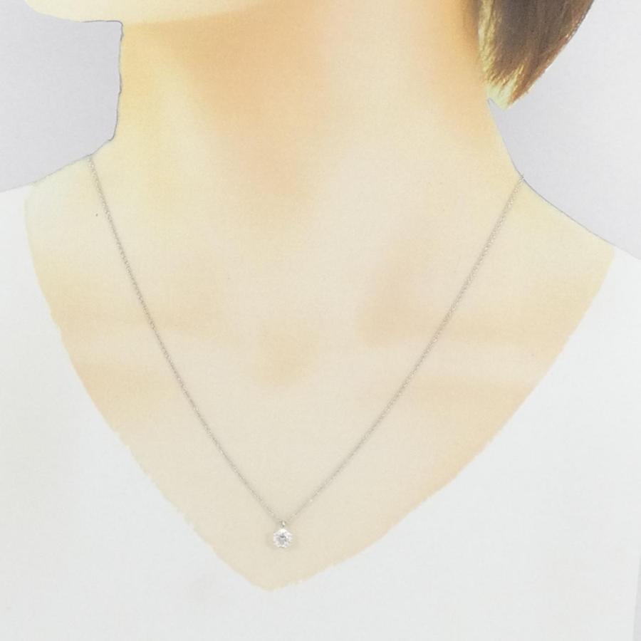 リメイク】PT900/PT850 ダイヤモンド ネックレス 0.538CT D SI1 EXT 