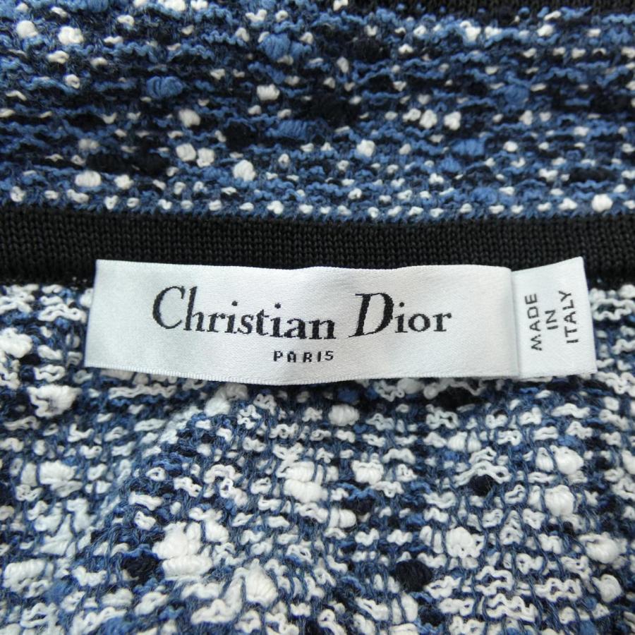 クリスチャンディオール CHRISTIAN DIOR カナージュコットンブレンドツイード 514J03A7521 スカートの画像