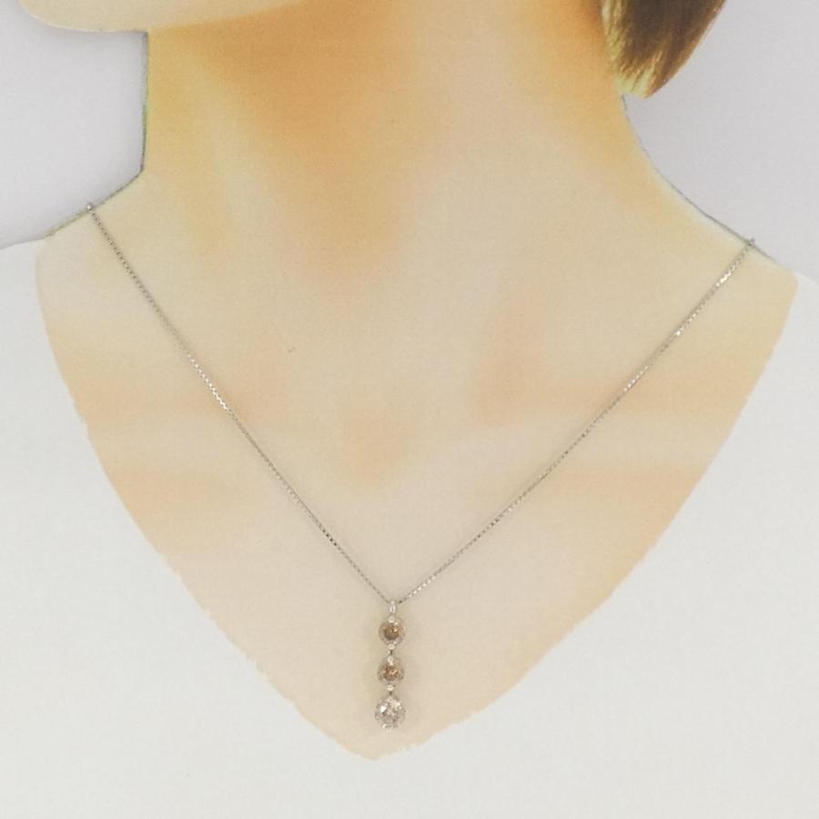 PT900/PT850 ダイヤモンド ネックレス 3.028CT : KOMEHYO ONLINESTORE