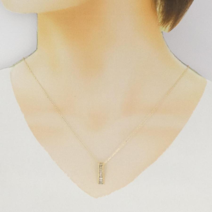ジーエスティービー ダイヤモンド ネックレス 0.40CT_5
