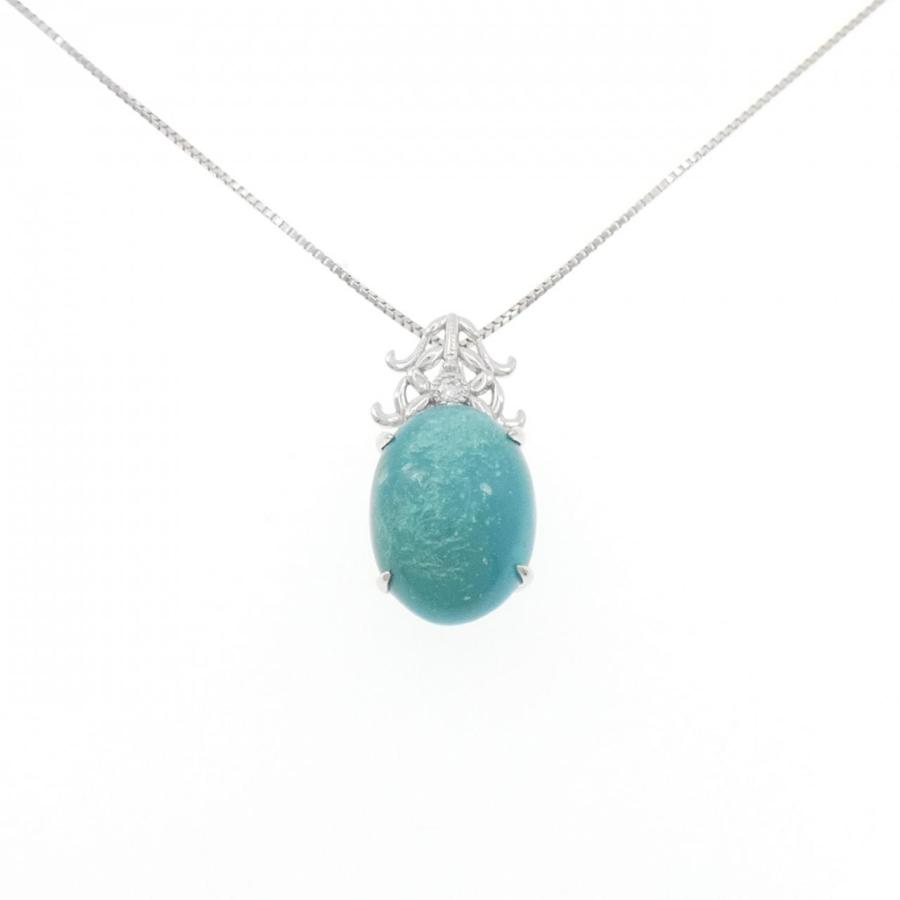 K18WG ターコイズ ネックレス 6.79CT : KOMEHYO ONLINESTORE Yahoo!店