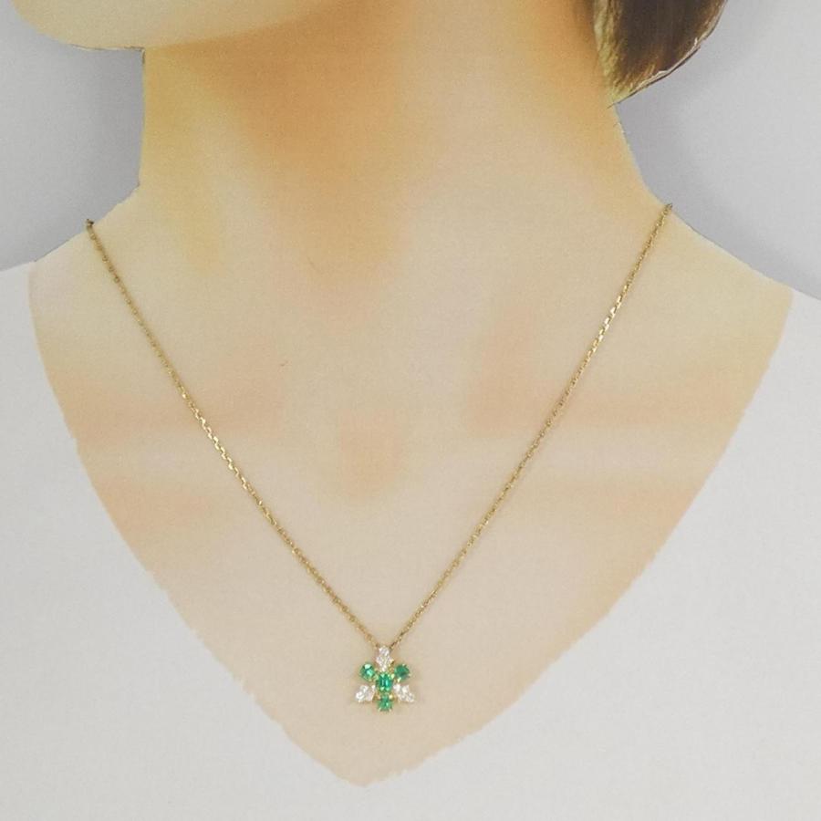 K18YG エメラルド ネックレス 0.73CT : KOMEHYO ONLINESTORE Yahoo!店 