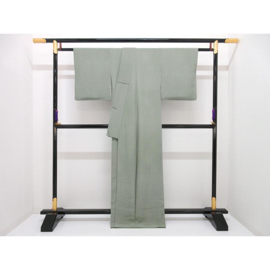 【未使用品】小紋　寺山存男　江戸小紋万筋　丸に三ツ柏　身幅Ｌ寸 未使用品】小紋 寺山存男 江戸小紋万筋 丸に三ツ柏 身幅L寸 : KOMEHYO