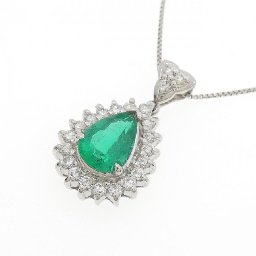 PT900/PT850 エメラルド ネックレス 0.88CT : KOMEHYO ONLINESTORE