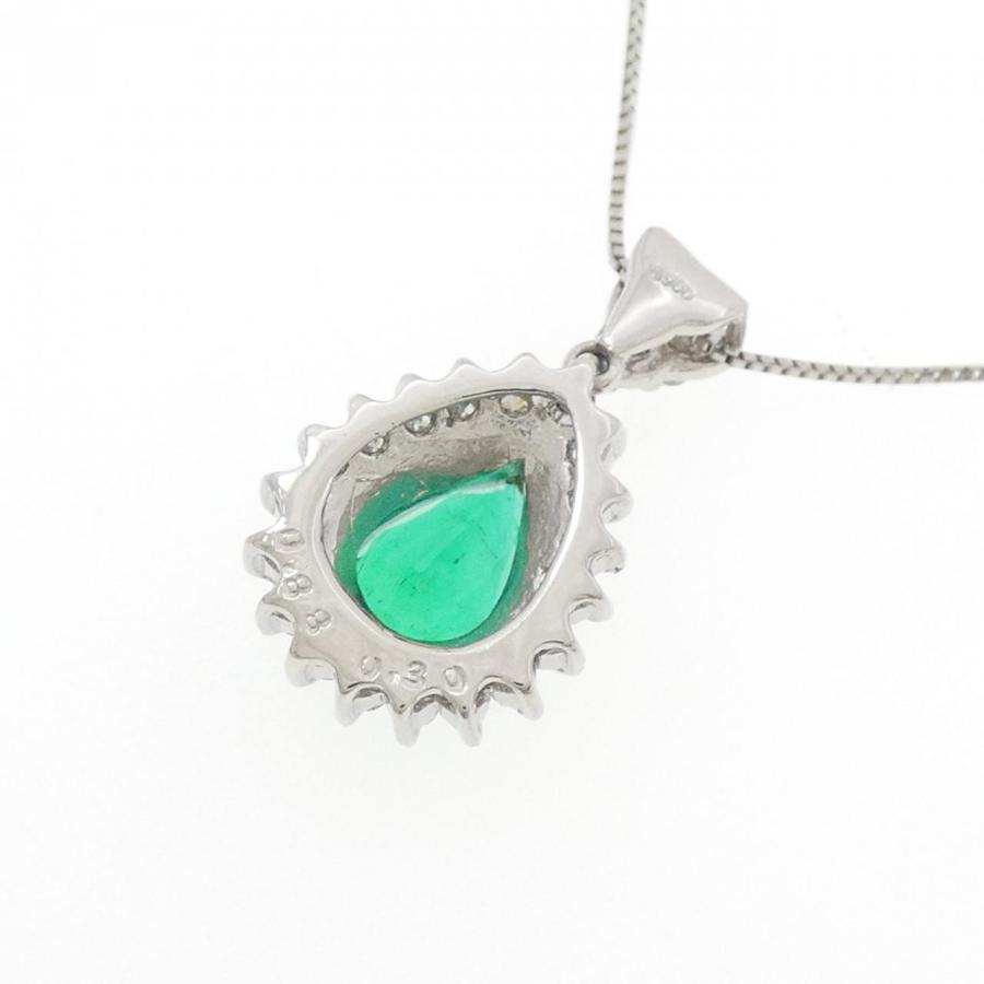 PT900/PT850 エメラルド ネックレス 0.88CT : KOMEHYO ONLINESTORE