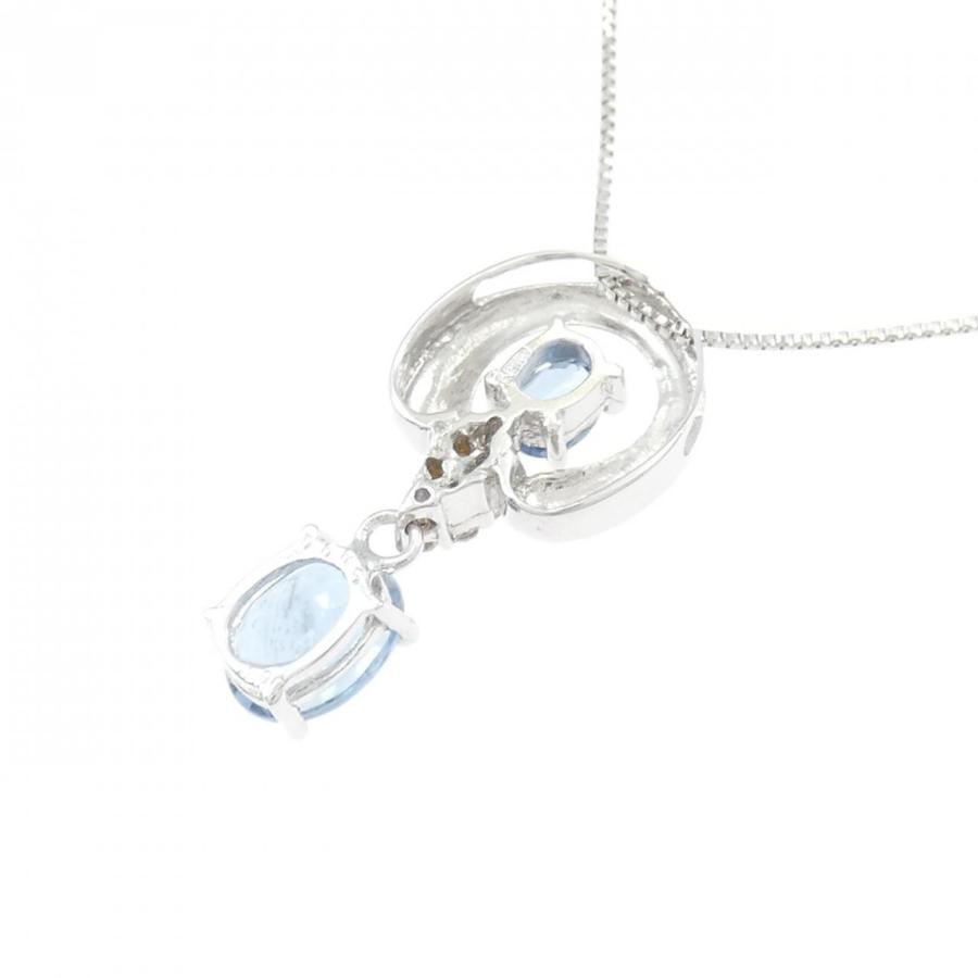 K18WG アクアマリン ネックレス 0.86CT : KOMEHYO ONLINESTORE Yahoo 