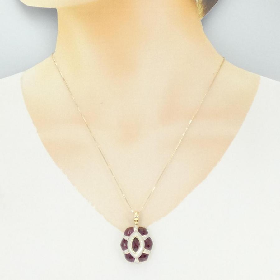 K18YG/K18WG カラーストーン ネックレス : KOMEHYO ONLINESTORE Yahoo
