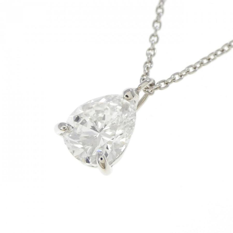リメイク】PT900/PT850 ダイヤモンド ネックレス 1.011CT F SI1 ペア 