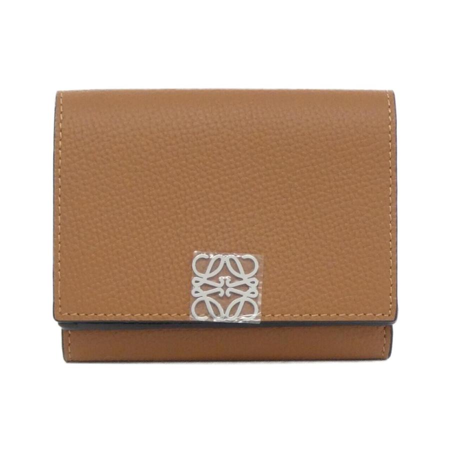 新品】ロエベ アナグラム トライフォールド ウォレット C821TR2X08