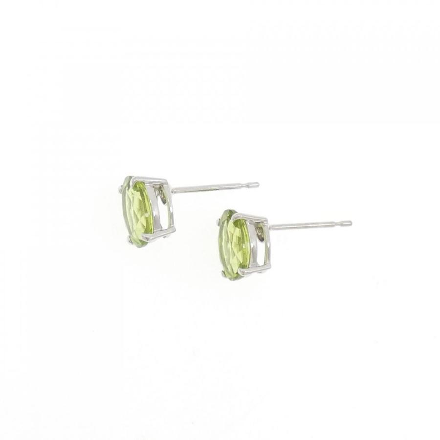 K18WG ペリドット ピアス 2.40CT : KOMEHYO ONLINESTORE Yahoo!店 