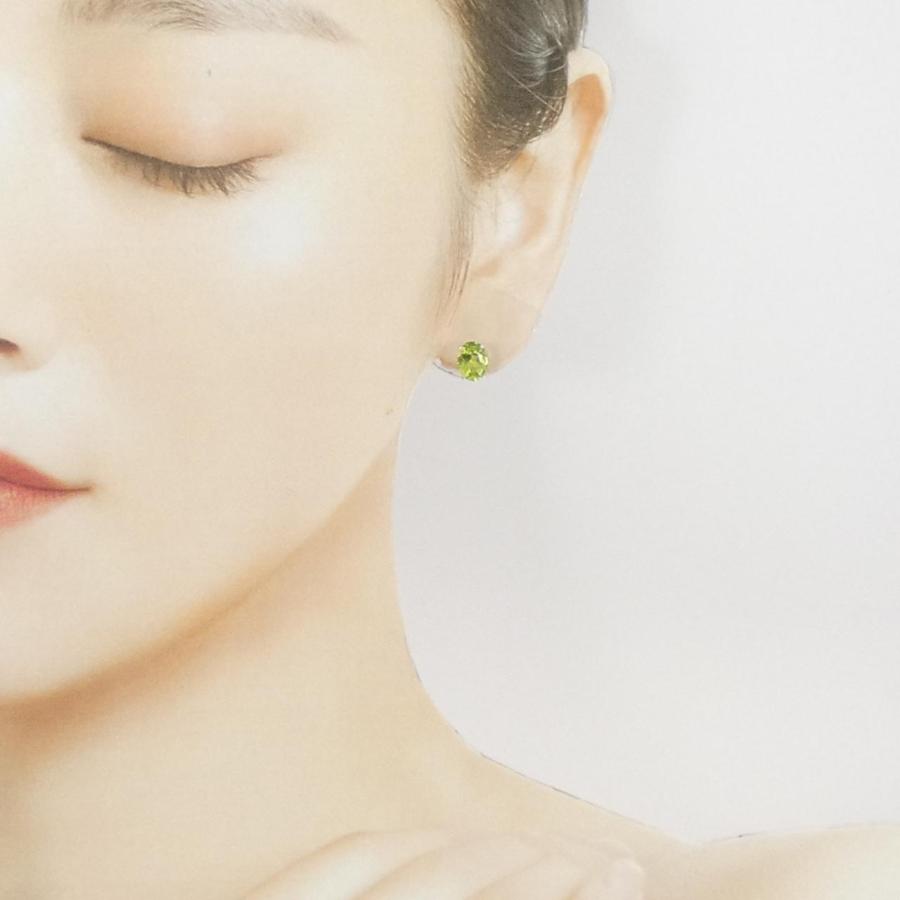 K18WG ペリドット ピアス 2.40CT : KOMEHYO ONLINESTORE Yahoo!店 