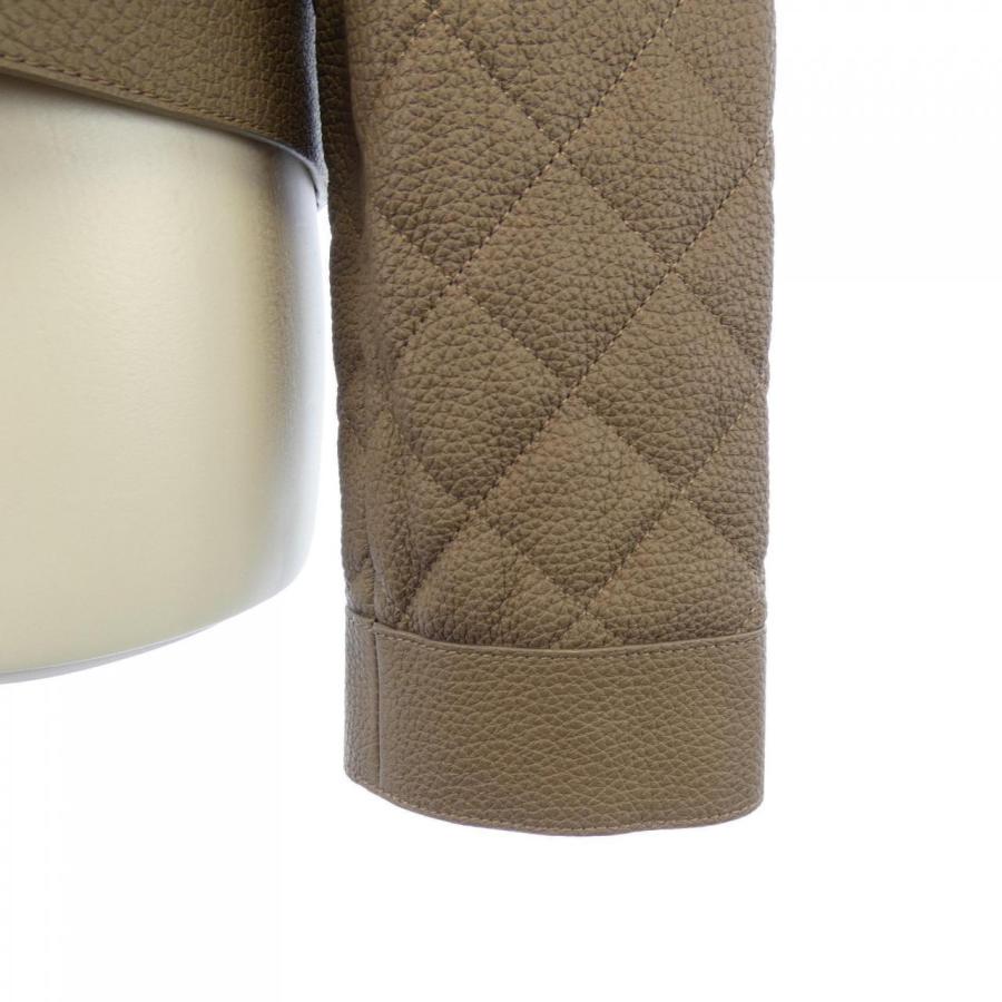 エルメス HERMES ダイヤモンドキルティング 3H1207D1 レザージャケットの画像