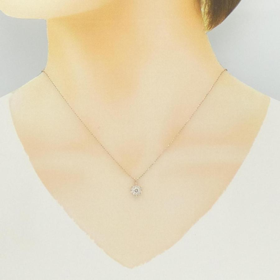 K18PG/750PG ダイヤモンド ネックレス 0.31CT : KOMEHYO ONLINESTORE 
