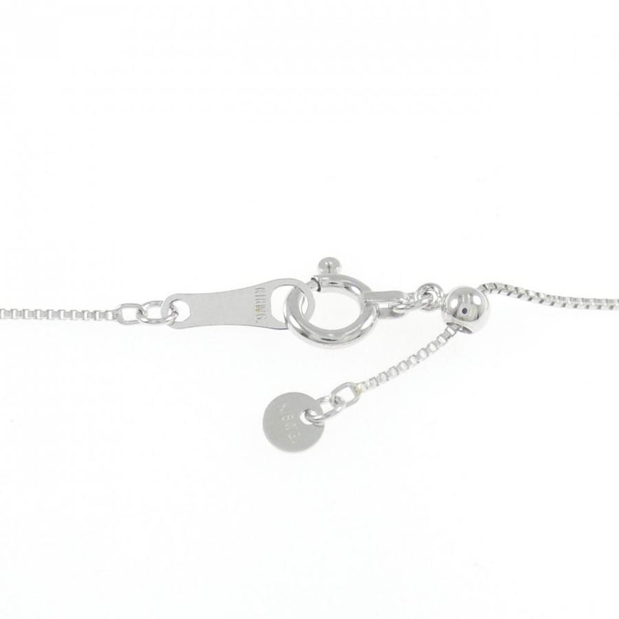K18WG イニシャルM ダイヤモンド ネックレス 0.26CT : KOMEHYO