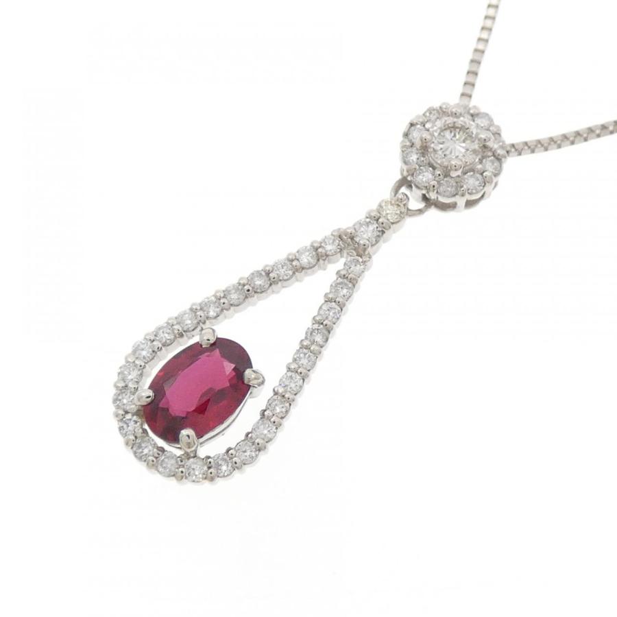 PT900/PT850 非加熱 ルビー ネックレス 0.549CT : KOMEHYO ONLINESTORE 