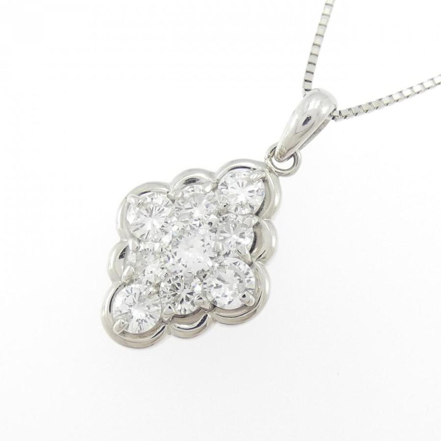 PT900/PT850 ダイヤモンド ネックレス 1.00CT_2