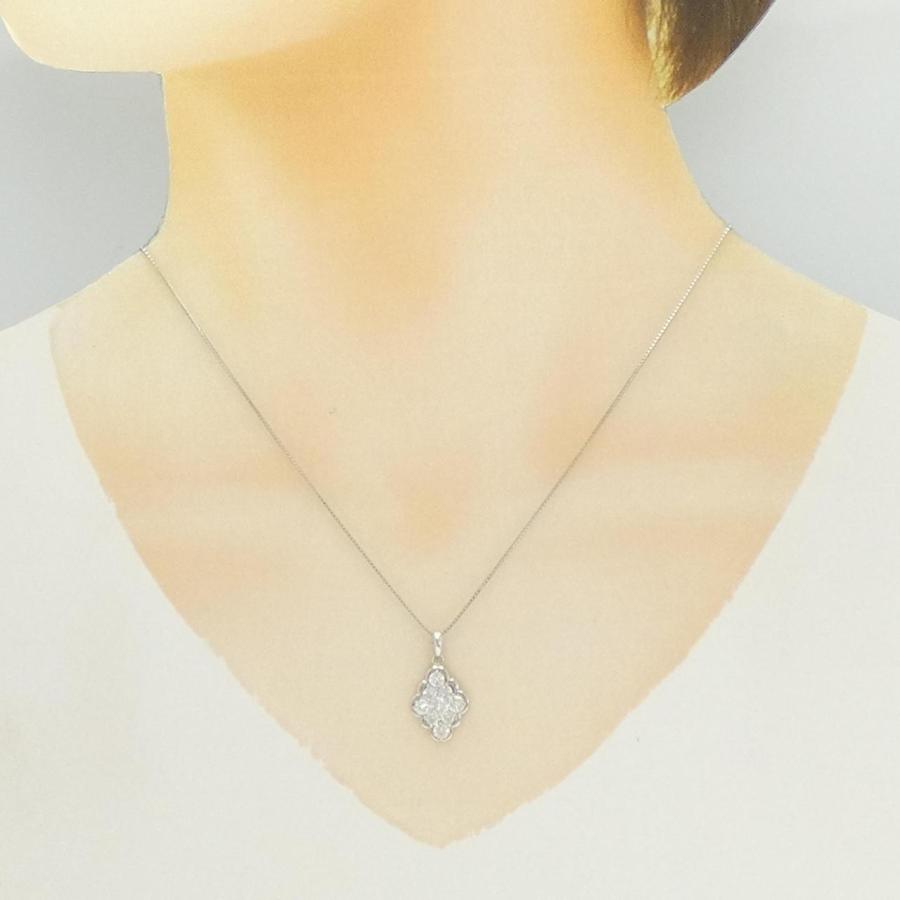 PT900/PT850 ダイヤモンド ネックレス 1.00CT_5