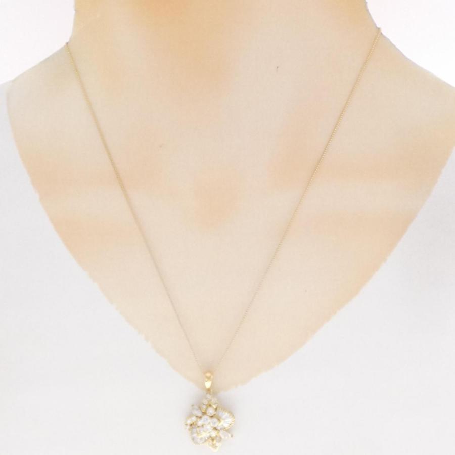 K18YG/K18WG ダイヤモンド ネックレス 3.16CT_5