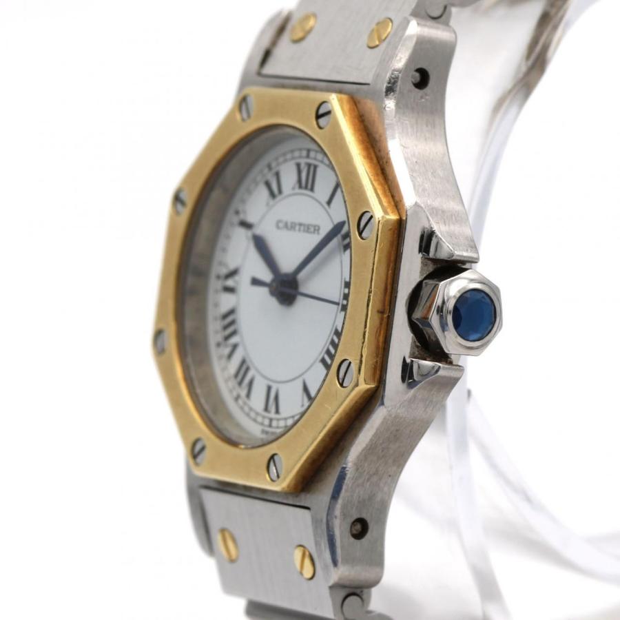 ノーメンテナンス還元価格】カルティエ サントスオクタゴンSM コンビ
