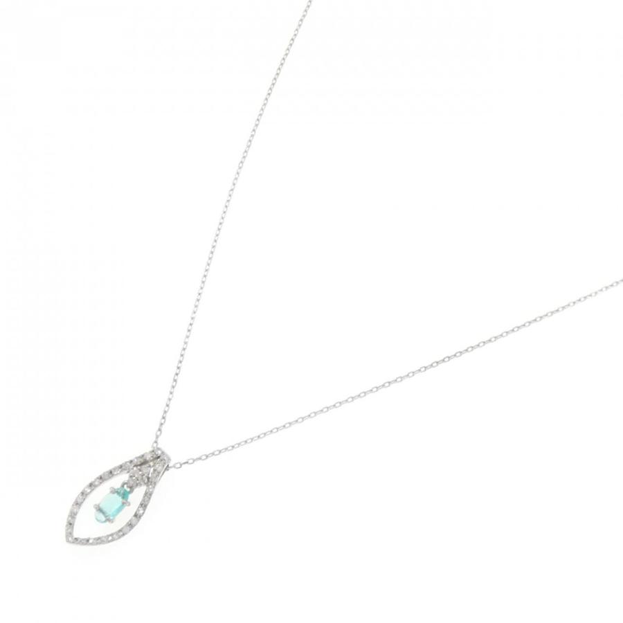 K18WG パライバトルマリン ネックレス 0.11CT : KOMEHYO ONLINESTORE 