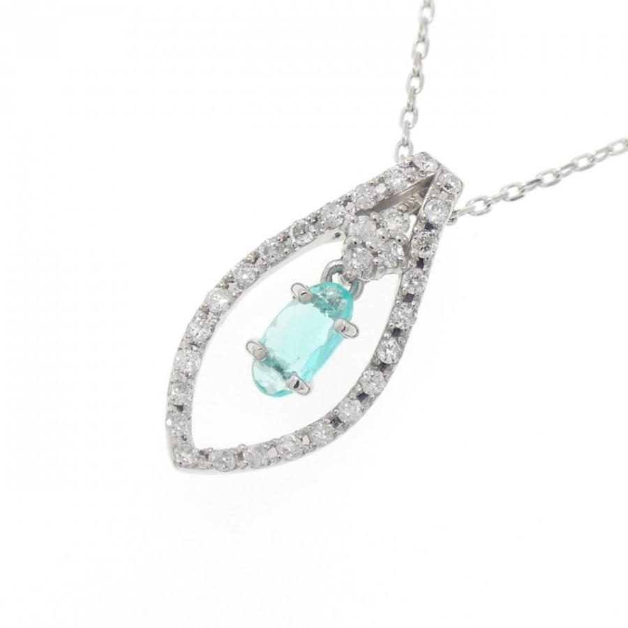 K18WG✨パライバ1.13ct✨ダイヤ0.24ct ✨特価販売中✨ネックレス✨ K18WG パライバトルマリン ネックレス 0.11CT : KOMEHYO ONLINESTORE