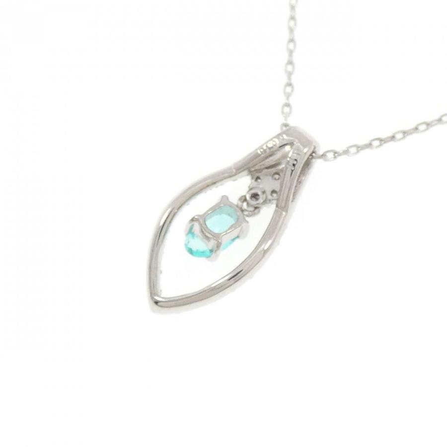 K18WG パライバトルマリン ネックレス 0.11CT : KOMEHYO ONLINESTORE