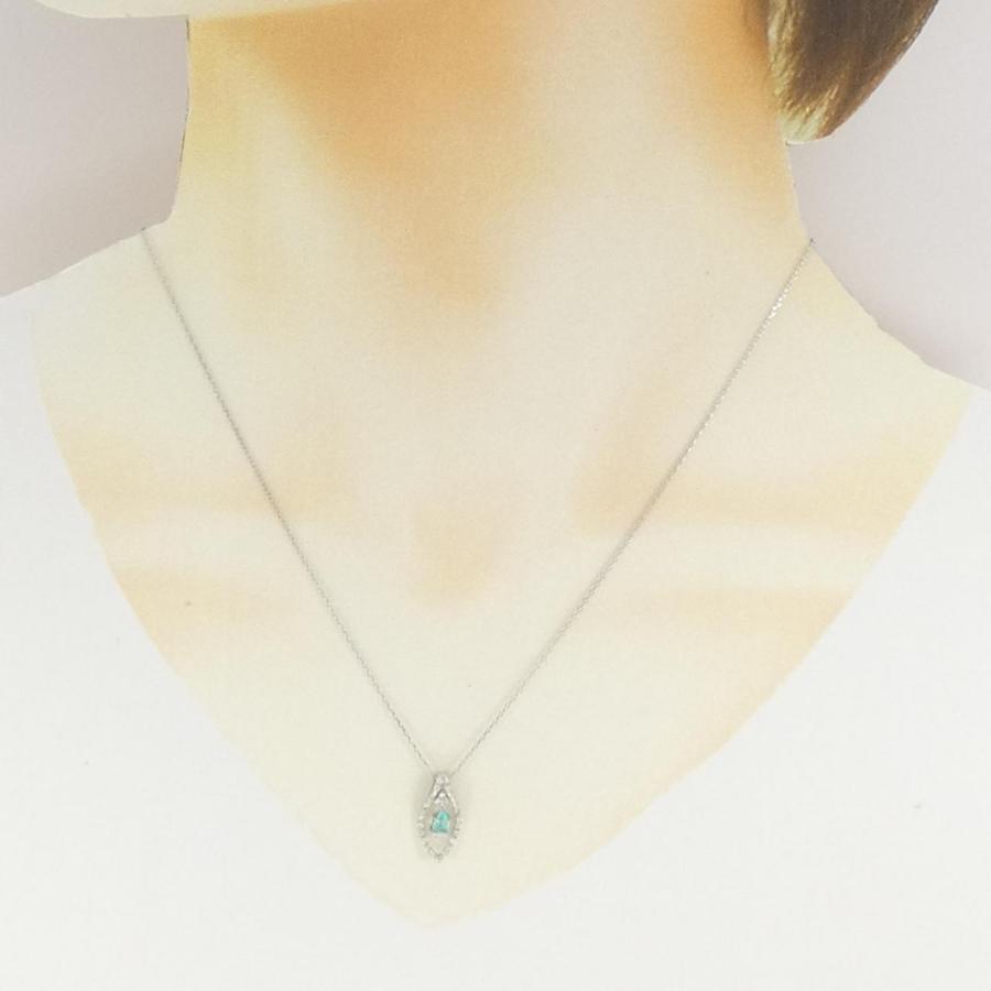 K18WG パライバトルマリン ネックレス 0.11CT : KOMEHYO ONLINESTORE