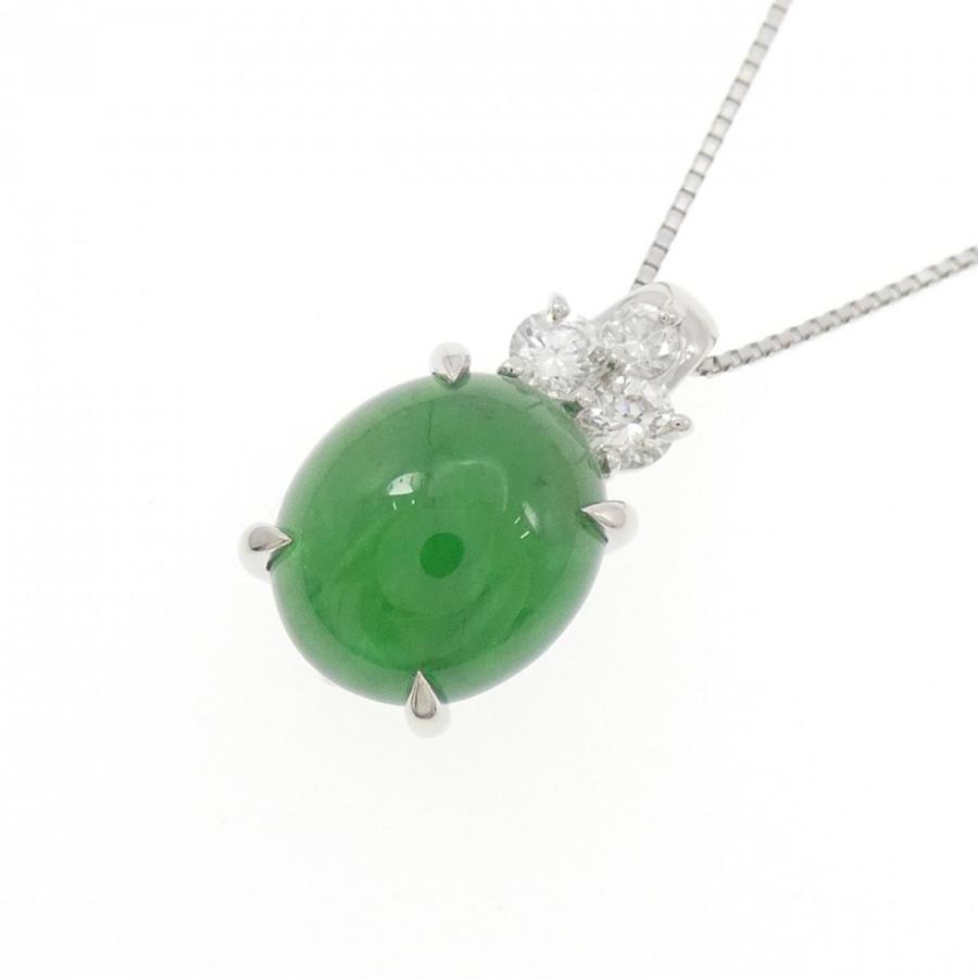 PT900/PT850 ヒスイ ネックレス 5.24CT_2