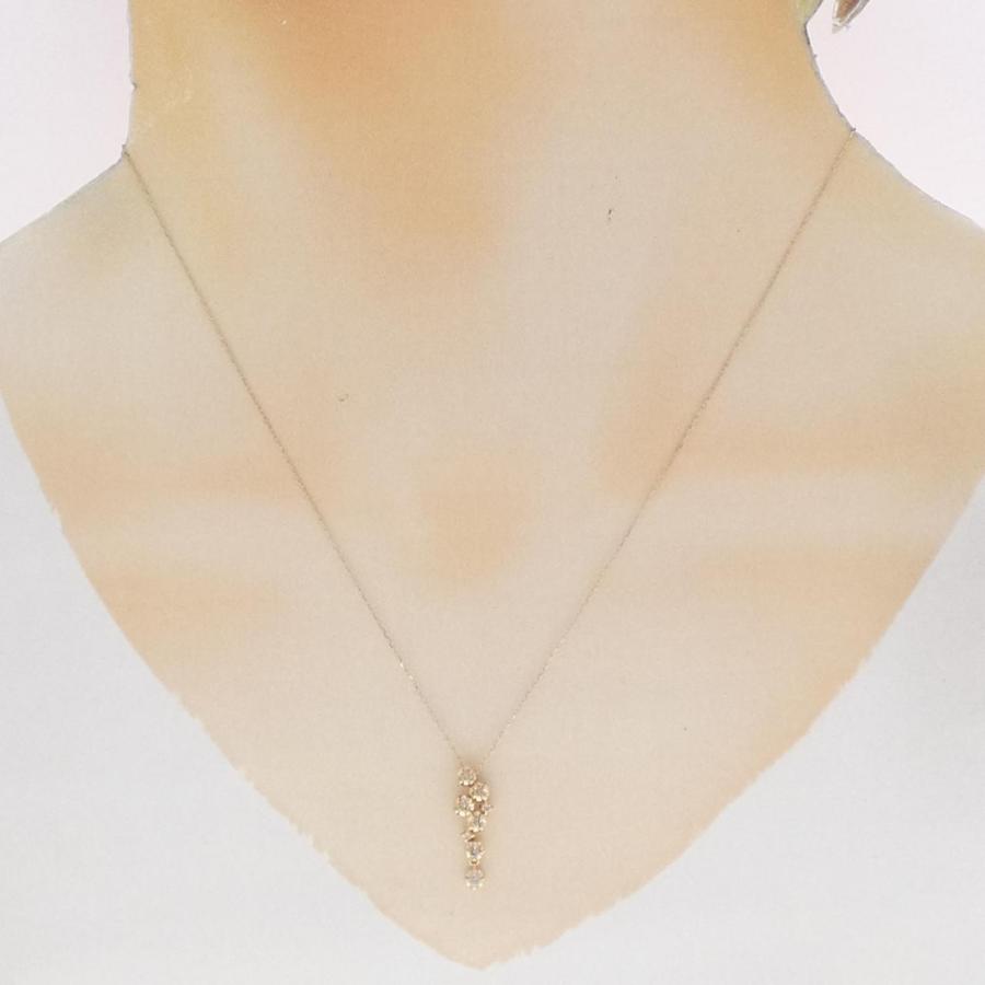 K10YG ダイヤモンド ネックレス 0.15CT : KOMEHYO ONLINESTORE Yahoo 