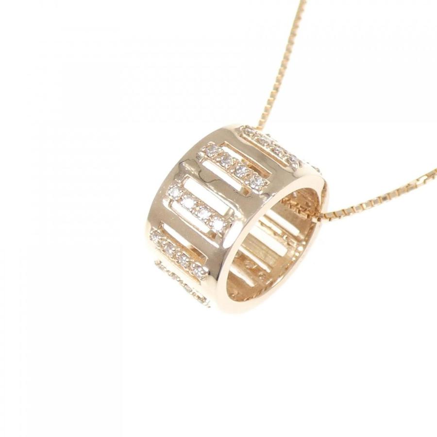 K18PG ダイヤモンド ネックレス 0.21CT_2