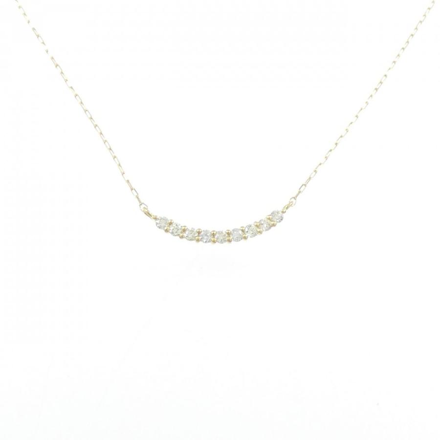【新品】K18YG ダイヤモンド ネックレス 0.10CT
